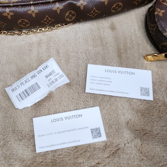 Louis Vuitton Multi Pochette & Accessories in Khak, Authentic - Picture 11 of 12